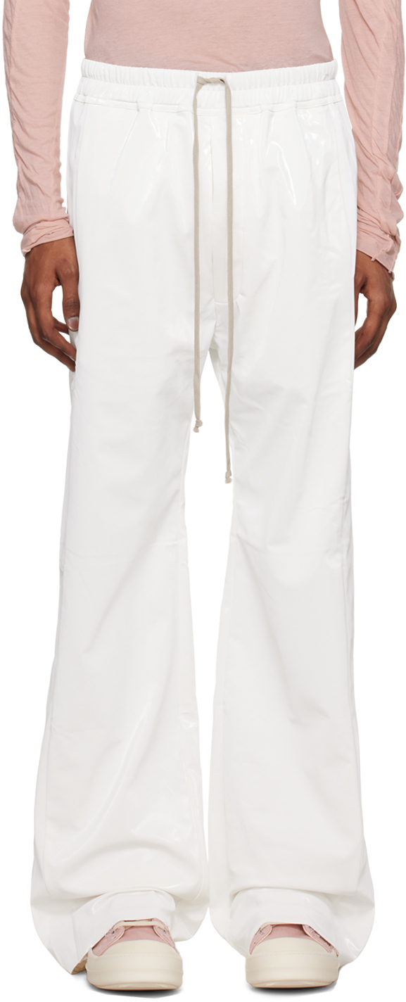 Rick Owens Drkshdw White Pusher Lounge Pants In 11 Milk | ModeSens