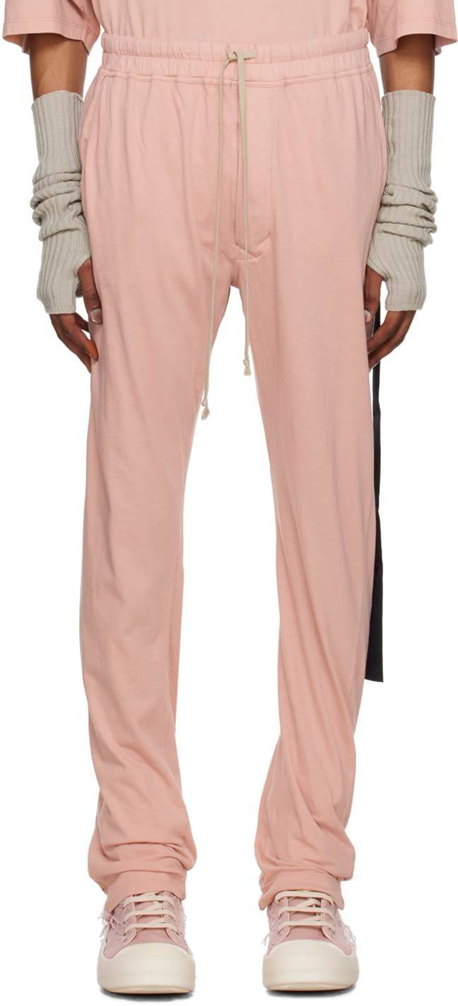 Rick Owens Drkshdw Pink Berlin Lounge Trousers In 63 Faded Pink
