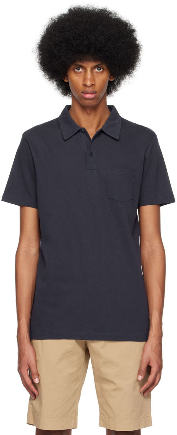 Sunspel: Navy Riviera Polo | SSENSE UK