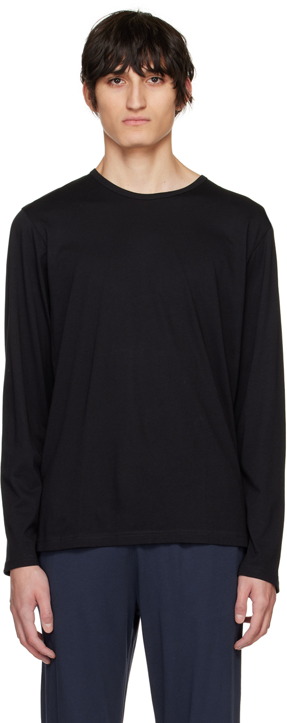 Black Lounge Long Sleeve T-Shirt