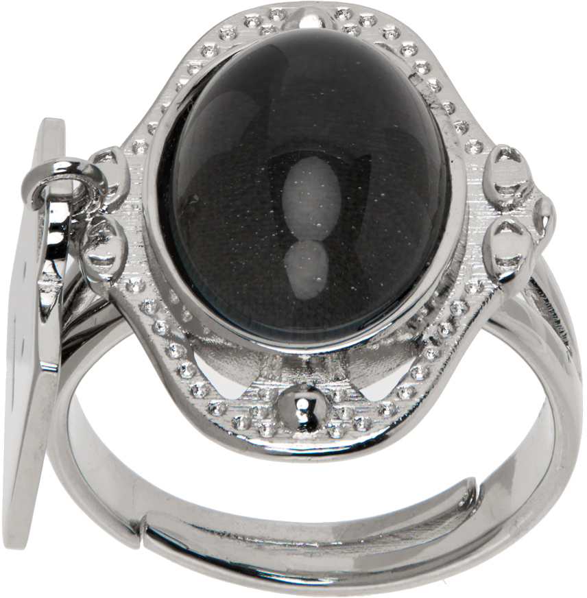 Silver Mood Stone Ring
