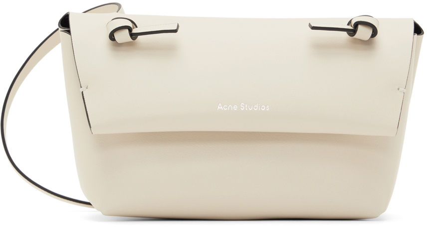 Acne Studios Off-White Mini Leather Shoulder Bag