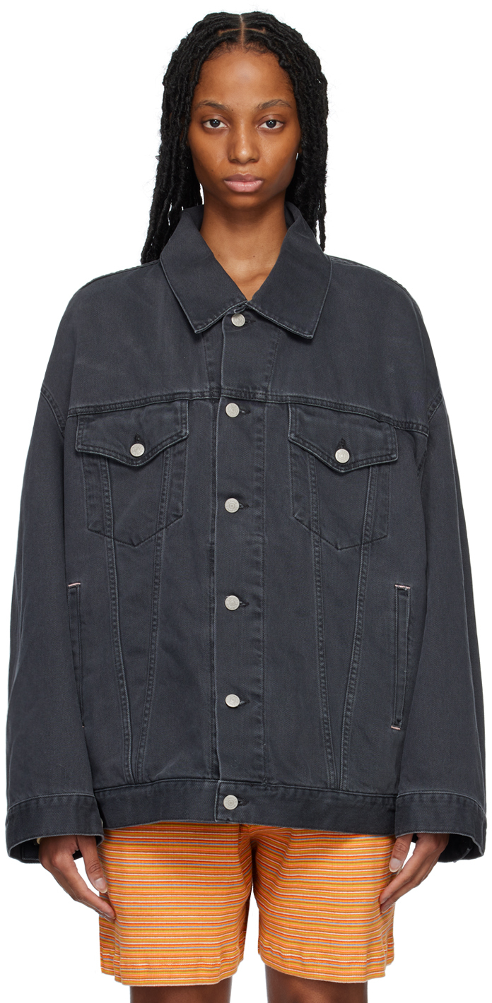 Levi's New Relaxed Fit Denim Trucker Jacket - Black | very.co.uk