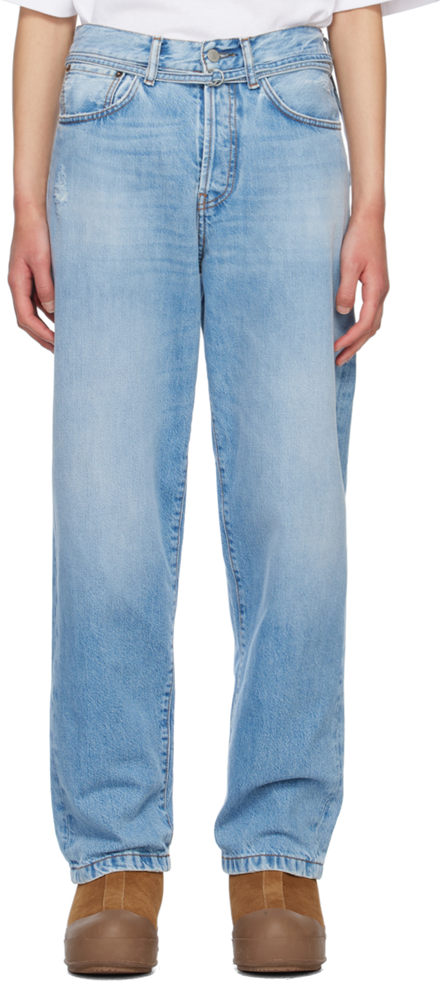 Studios: Blue Relaxed-Fit Jeans | SSENSE