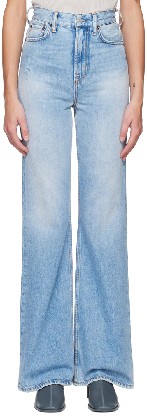 Acne Studios: Blue Regular-Fit 1990 Jeans | SSENSE UK