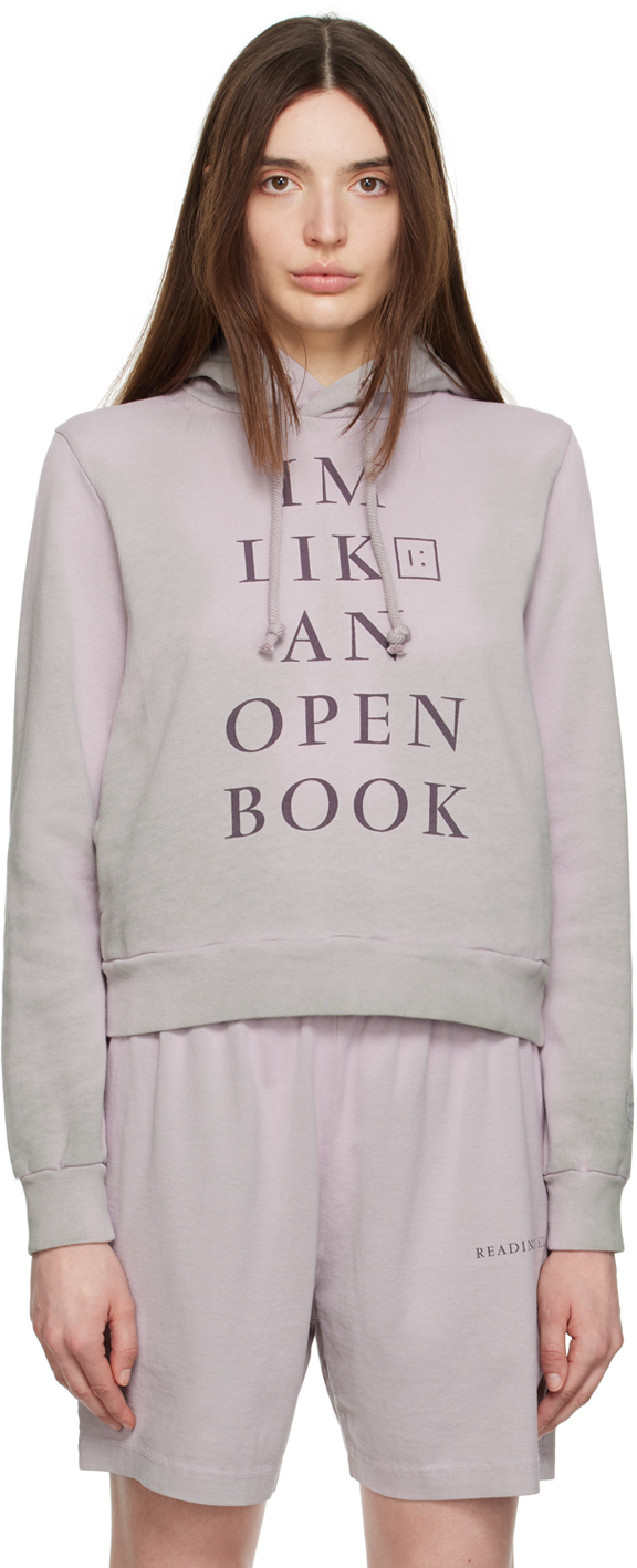 Acne Studios Gray 'I'm Like An Open Book' Hoodie