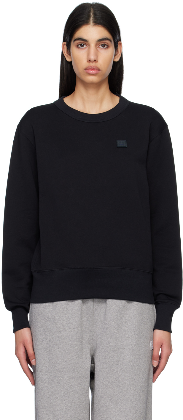 Acne Studios Black Patch Sweatshirt