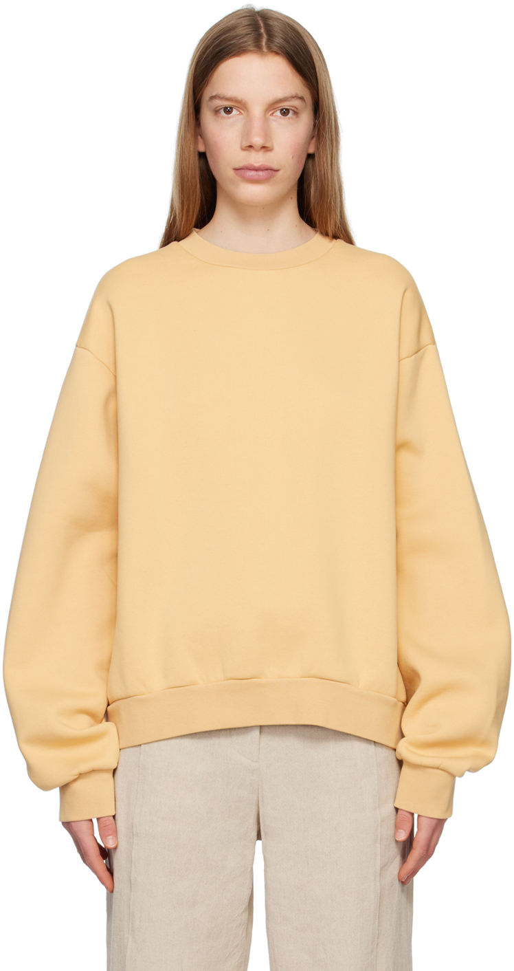 Acne Studios: Beige Crewneck Sweatshirt | SSENSE