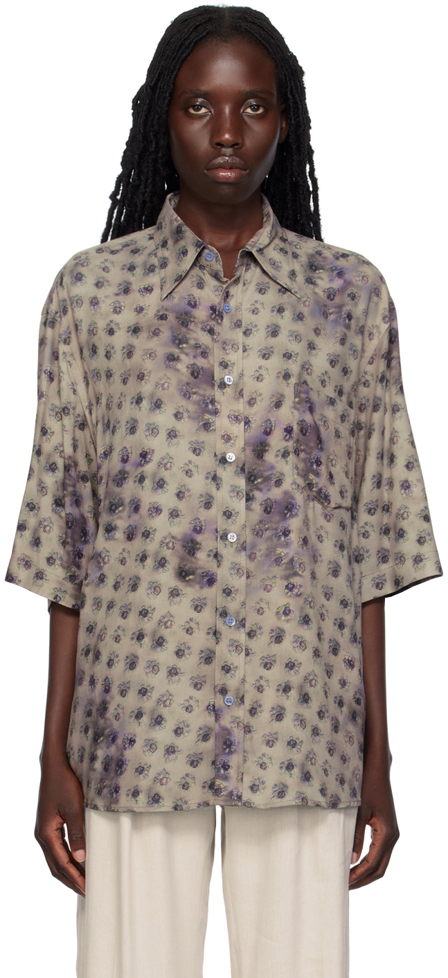 Acne Studios Floral print shirt-