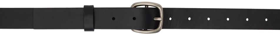 Acne Studios Black Pin-buckle Belt In 900 Black