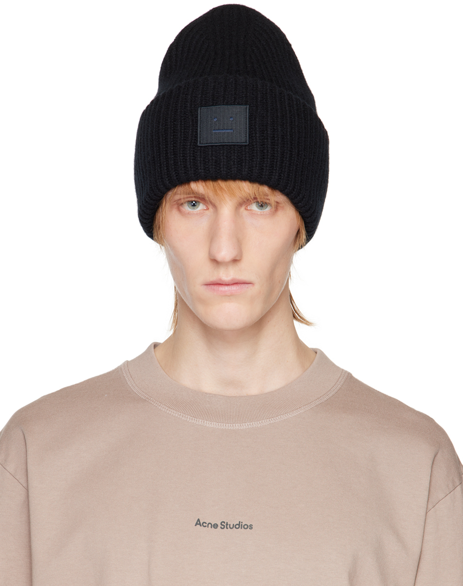 Gray Large Face Logo Beanie