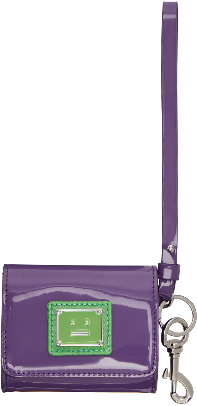 Purple Logo Card Holder