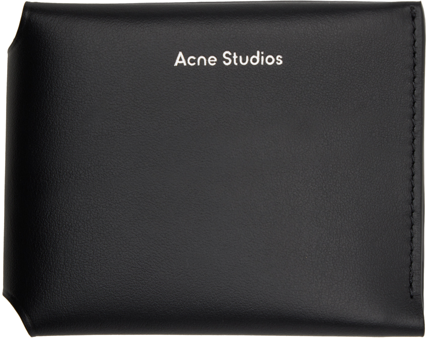 Acne Studios Black Trifold Wallet