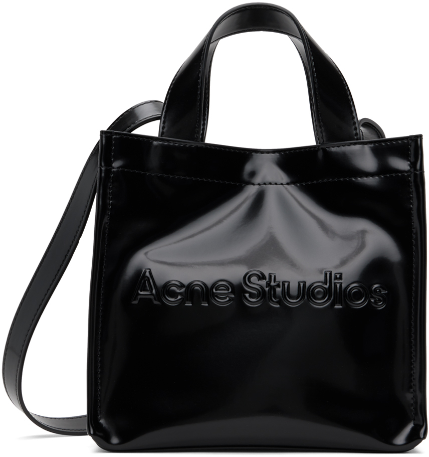 Acne Studios - Logo mini shoulder tote bag - Black
