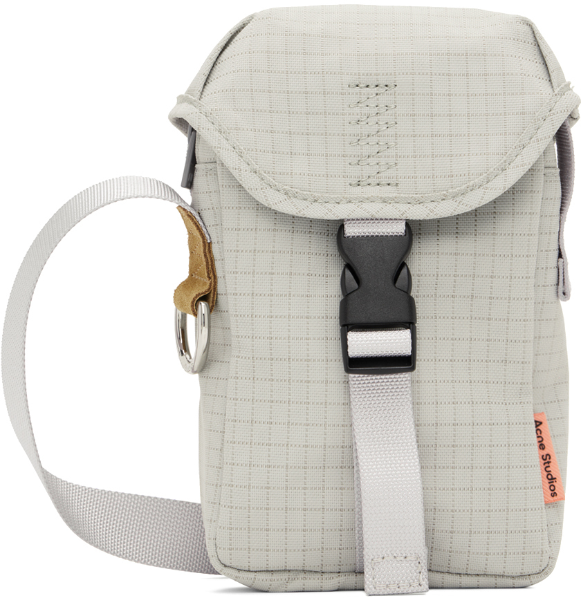 Acne Studios Gray Phone Pouch Bag