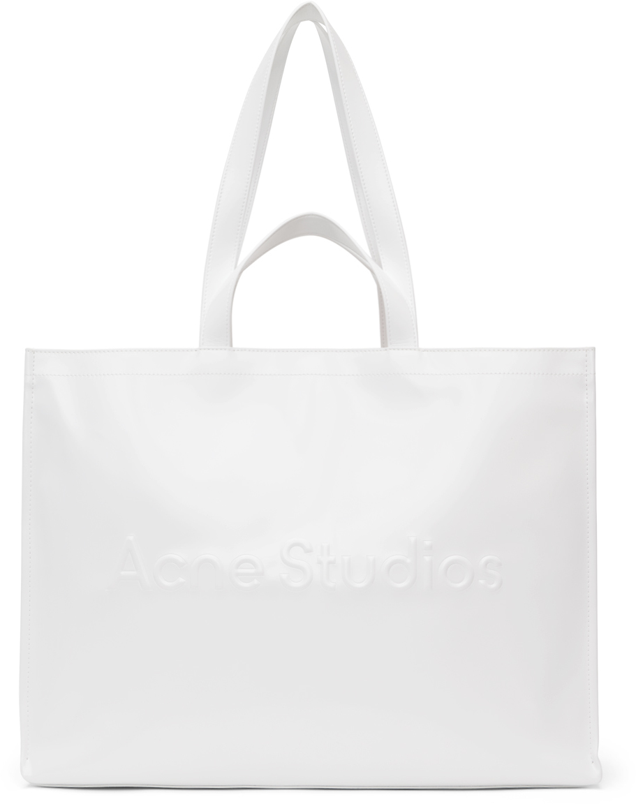 Acne Studios White Logo Tote
