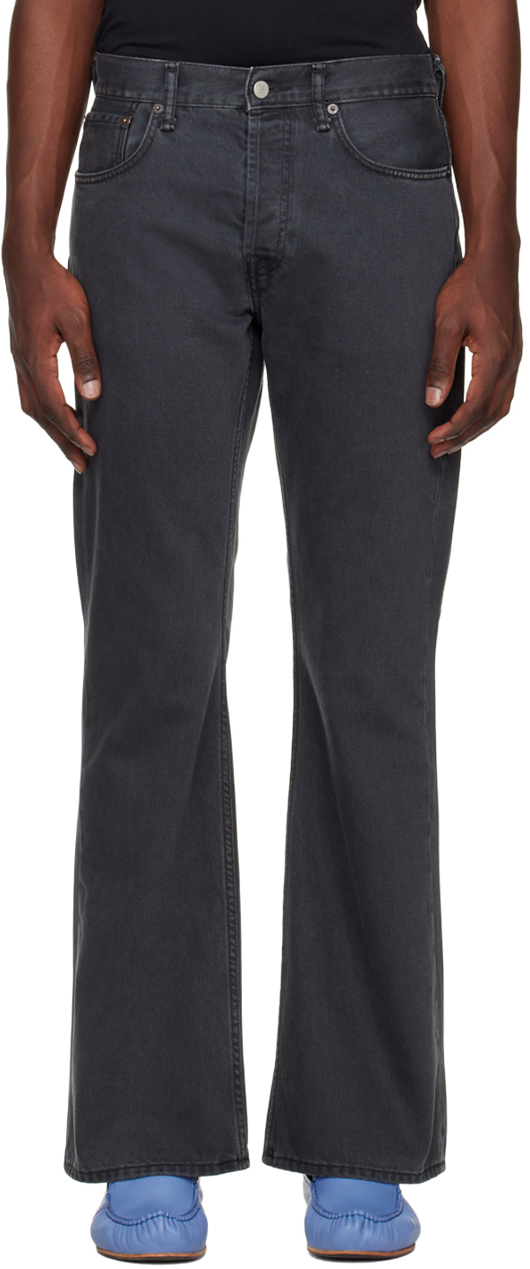 Acne Studios: Gray Loose Fit Jeans | SSENSE