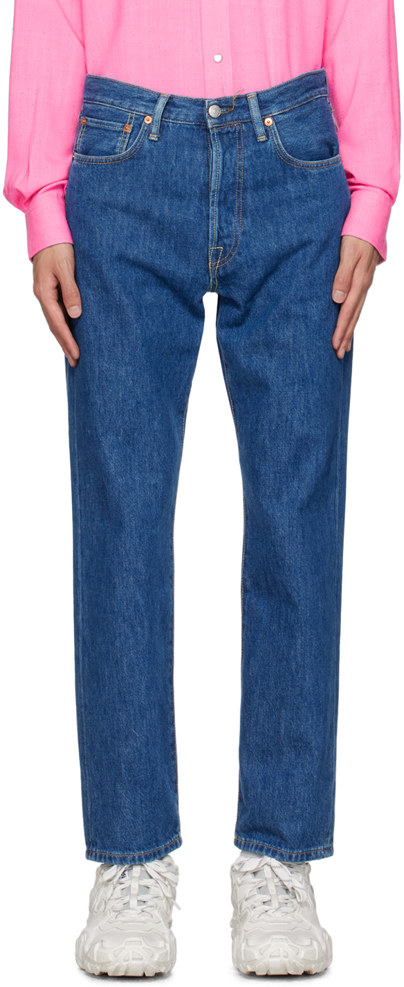 Acne Studios Blue Straight-Leg Jeans