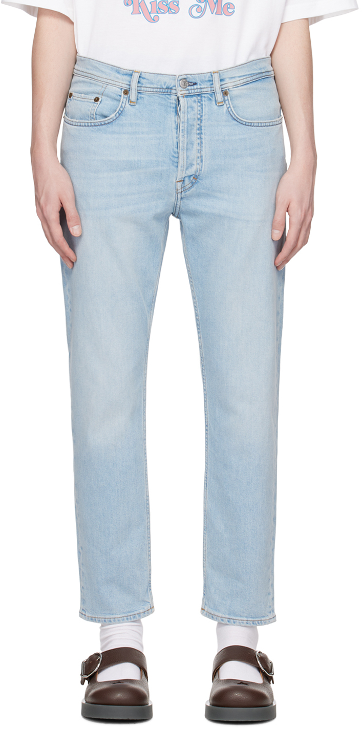 Shop Acne Studios Blue Slim Fit Jeans In 228 Light Blue