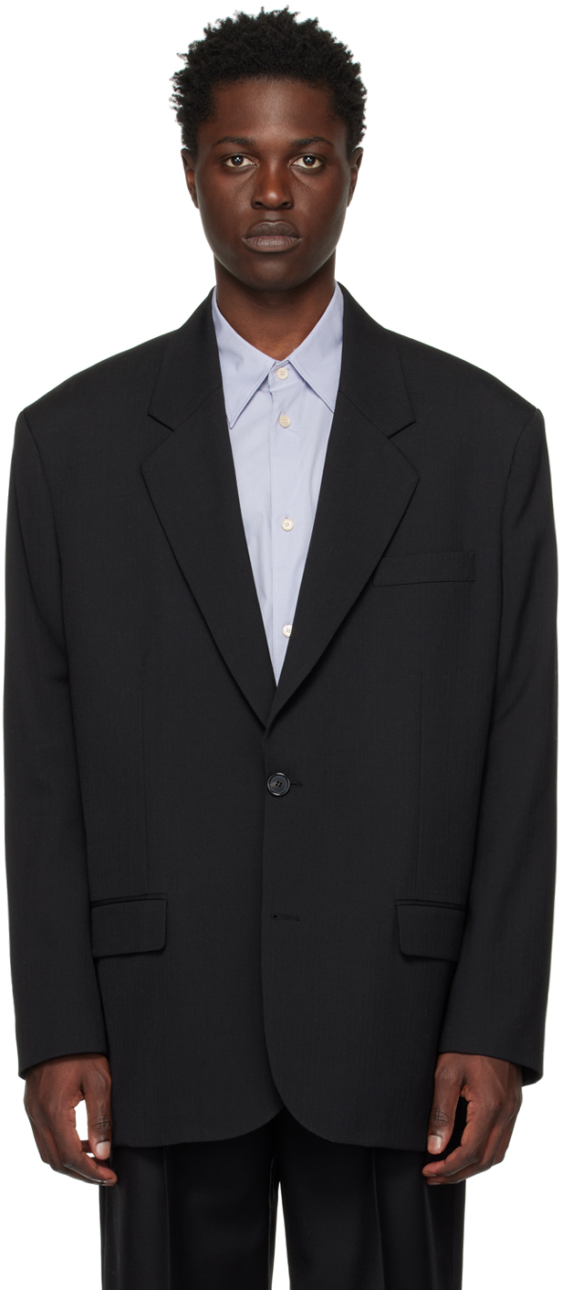 Black Single-Breasted Blazer