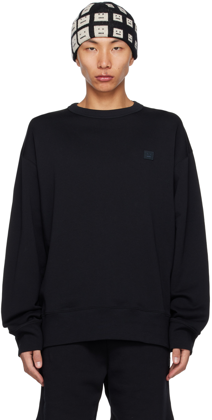 Acne Studios Black Dropped Shoulders Sweatshirt