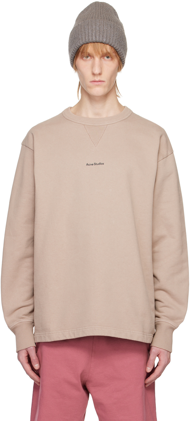 Beige Stamp Sweatshirt by Acne Studios on Sale