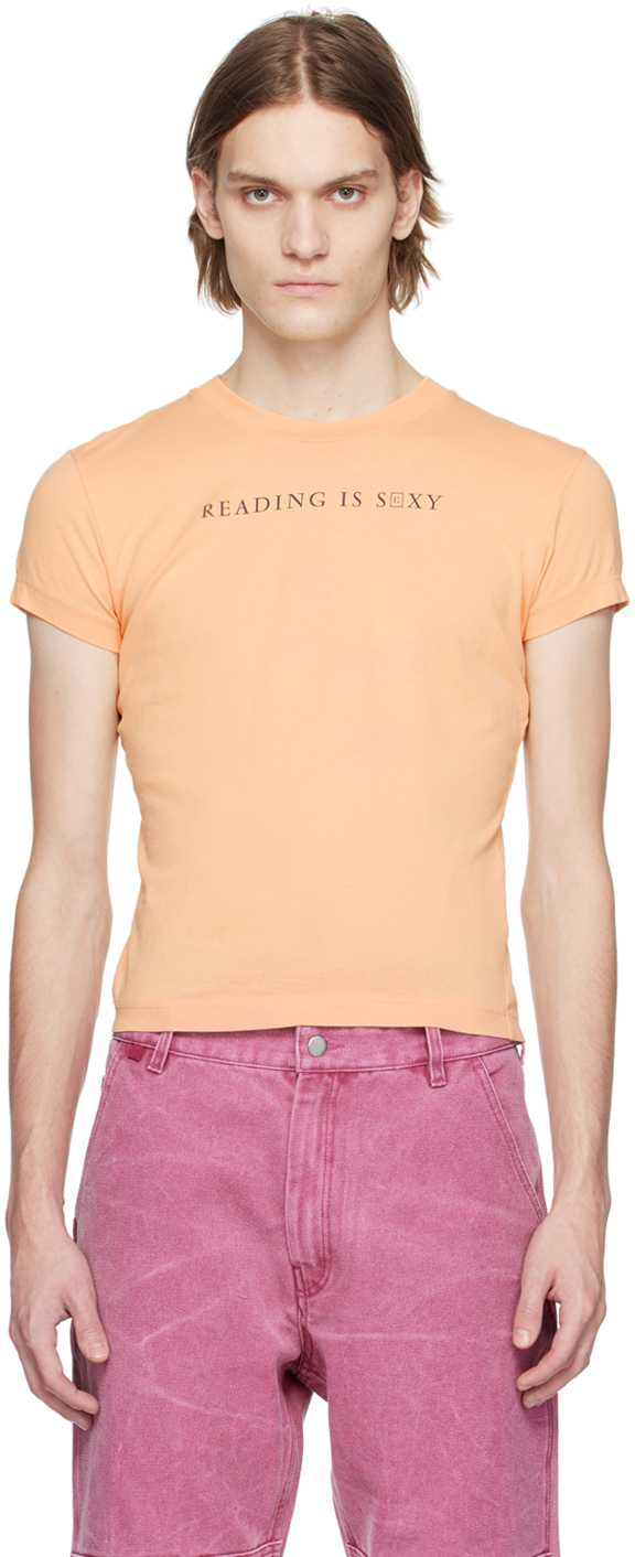 Acne Studios: Orange Heat-Reactive T-Shirt | SSENSE UK