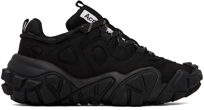 ACNE STUDIOS BLACK CHUNKY MESH trainers