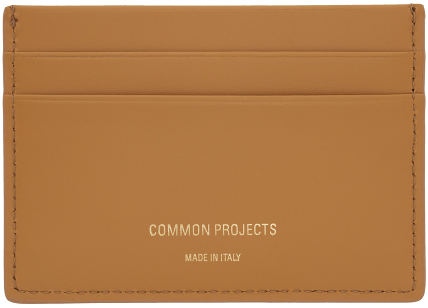 Common Projects Tan Multi Card Holder SSENSE