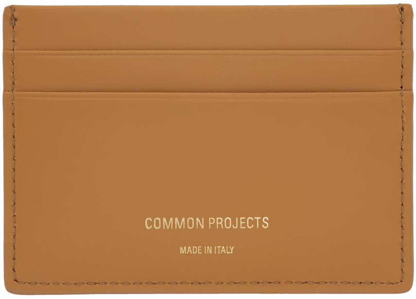 Common Projects Tan Multi Card Holder