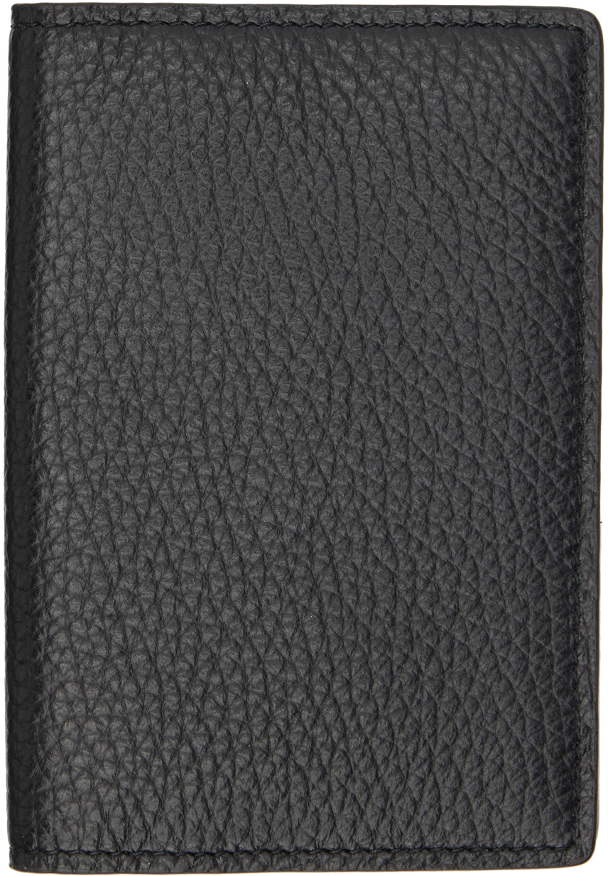 Common Projects Black Textured Wallet