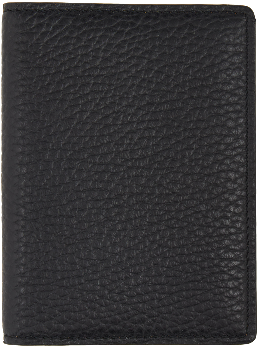 Common Projects Black Textured Bifold Wallet