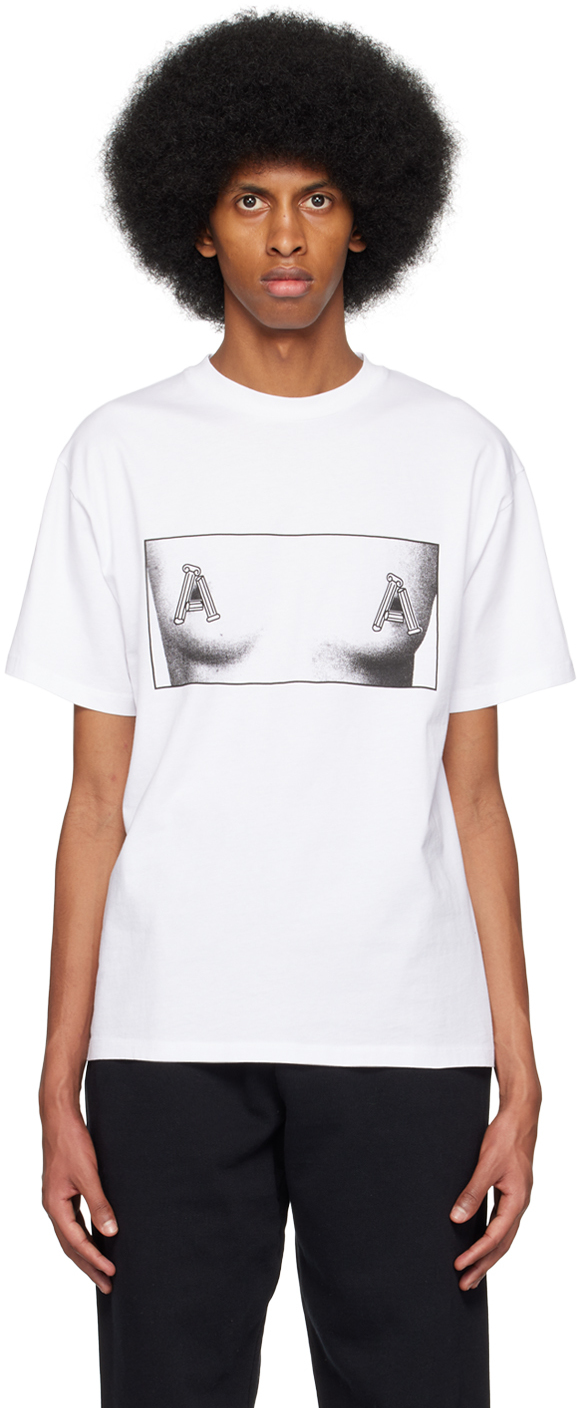 トップス タンクトップ Boobs T-shirt In White