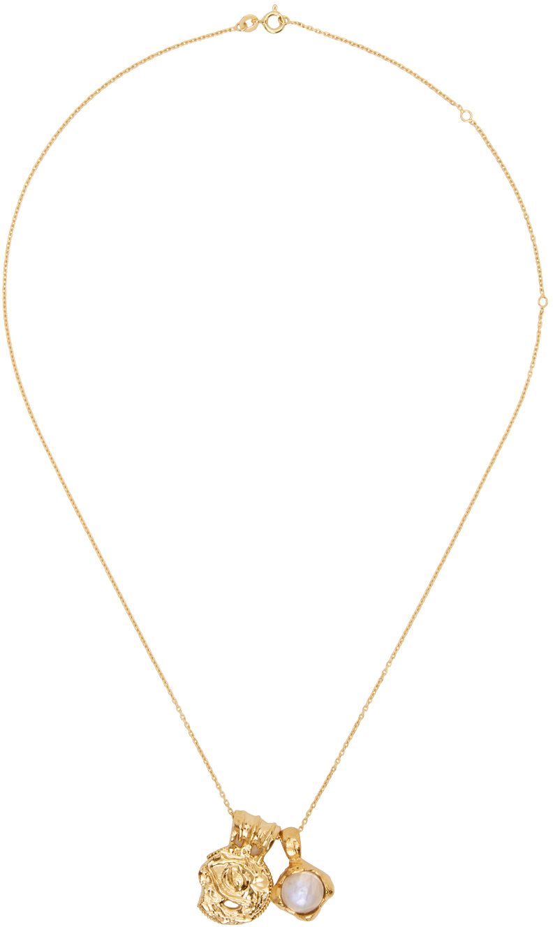 Alighieri Gold 'The Gaze Of The Moon' Necklace