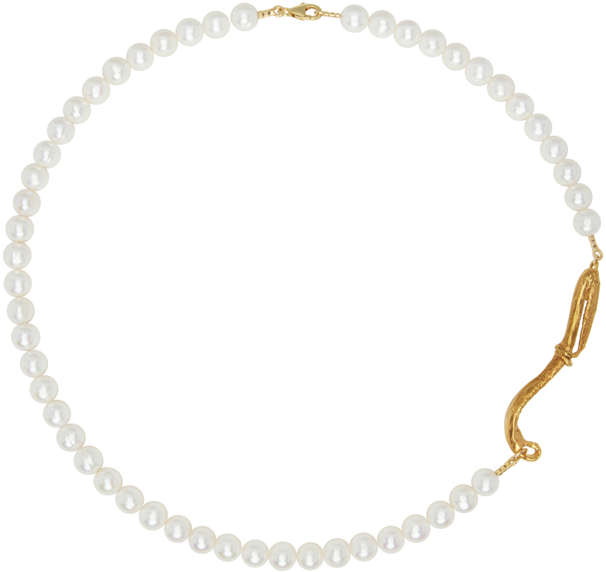 Alighieri White Pearl 'The Nostalgia Of The Day' Necklace