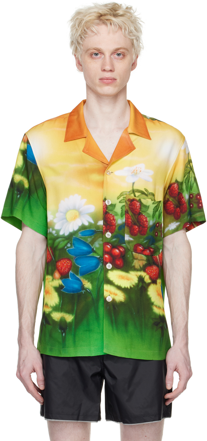 STOCKHOLM SURFBOARD CLUB MULTICOLOR AIRBRUSH SHIRT