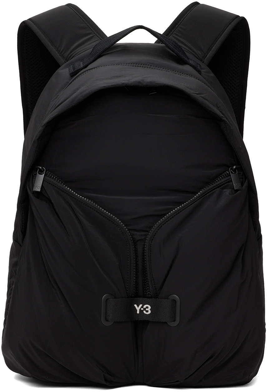 Y-3: Black Tech Backpack | SSENSE Canada