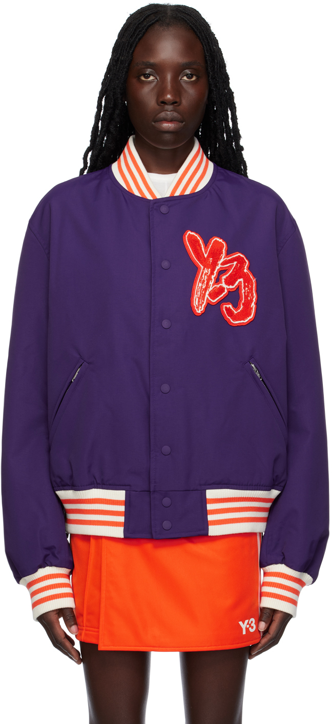 bomber jacket purple