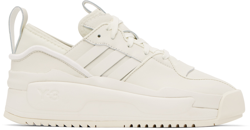 Shop Y-3 Off-white Rivalry Sneakers In Off White/off White/