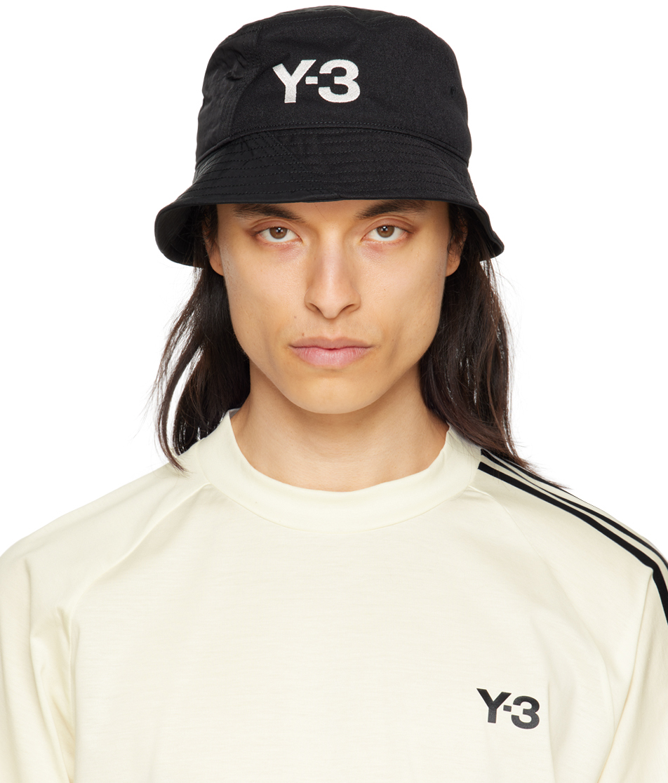 Black Classic Bucket Hat by Y-3 on Sale