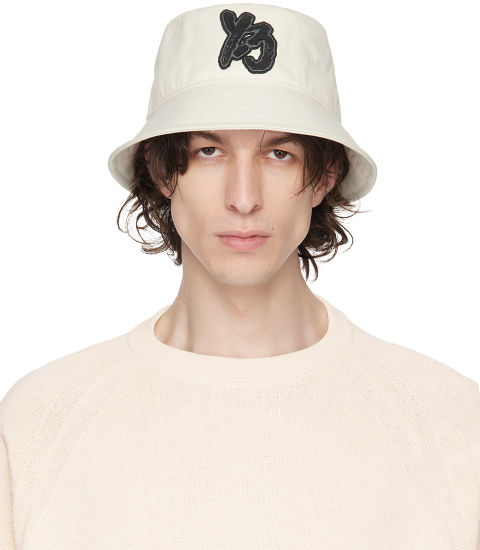 Off-White Embroidered Bucket Hat