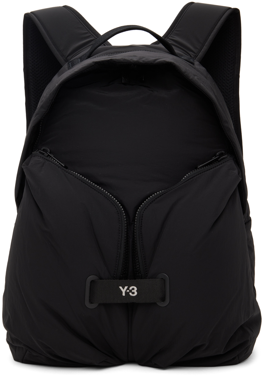 Y-3: Black Tech Backpack | SSENSE UK