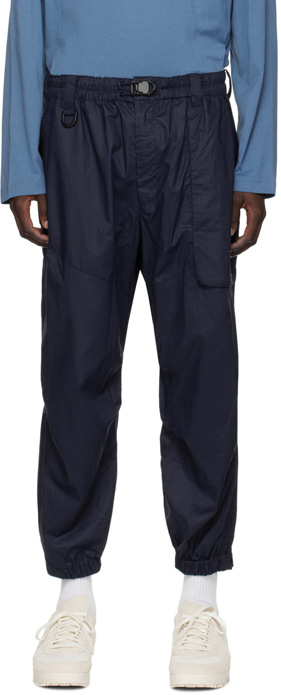 Navy Loose-Fit Cargo Pants