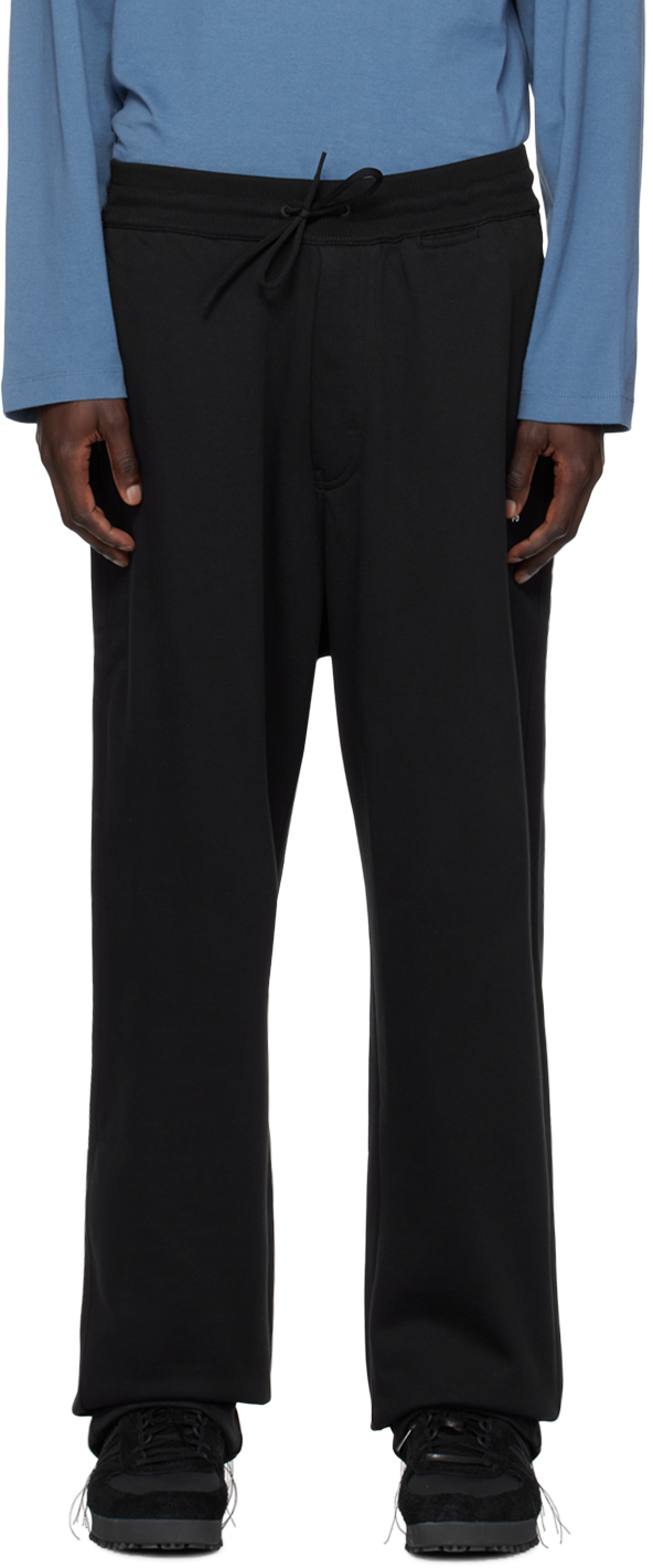 Black Straight Sweatpants by Y-3 on Sale