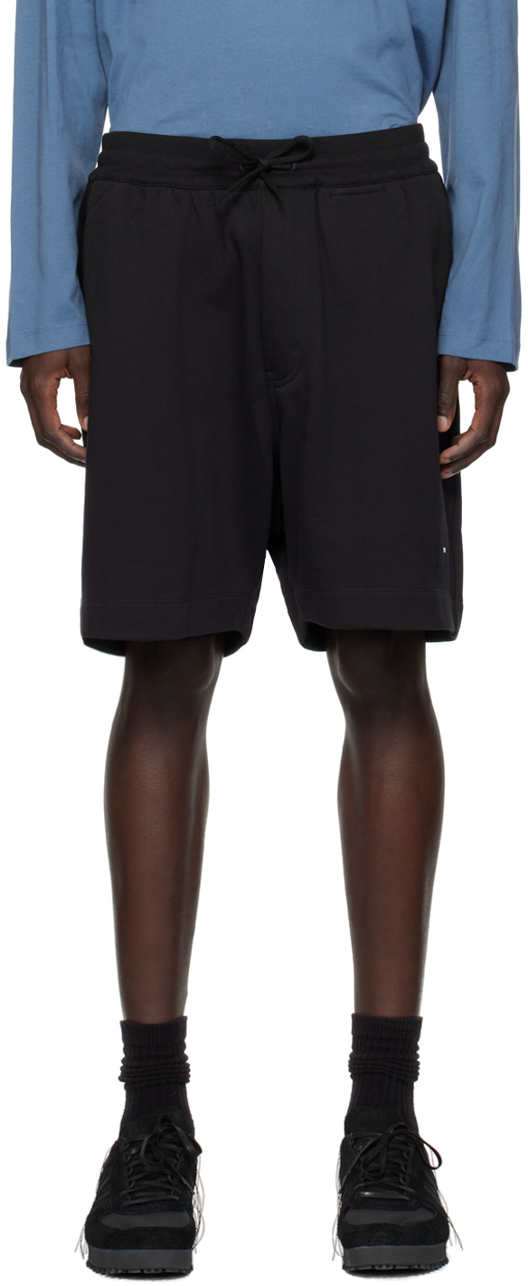 Y-3 Black Bonded Shorts