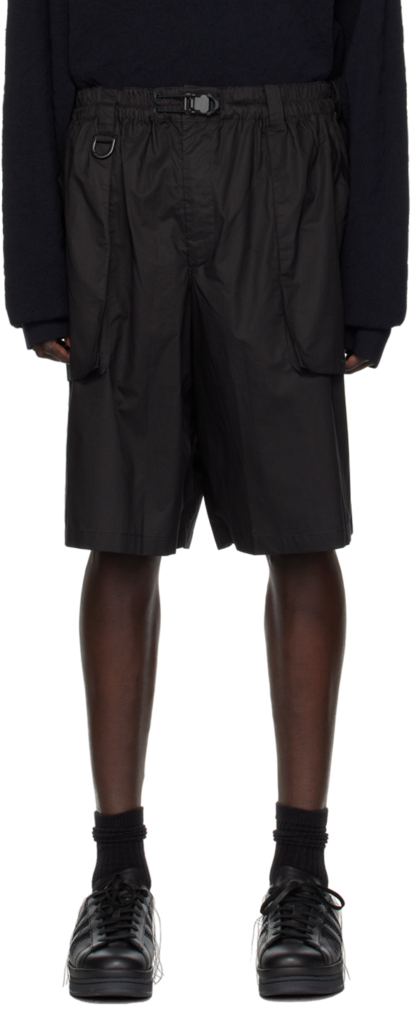 Y-3 Black Drawstring Shorts