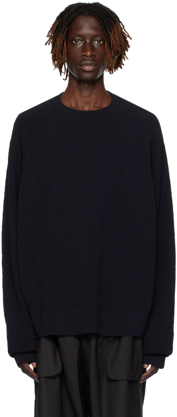 Shop Y-3 Black Relaxed-fit Sweater