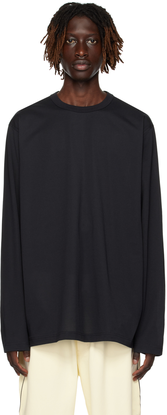 Black Premium Long Sleeve T-Shirt by Y-3 on Sale
