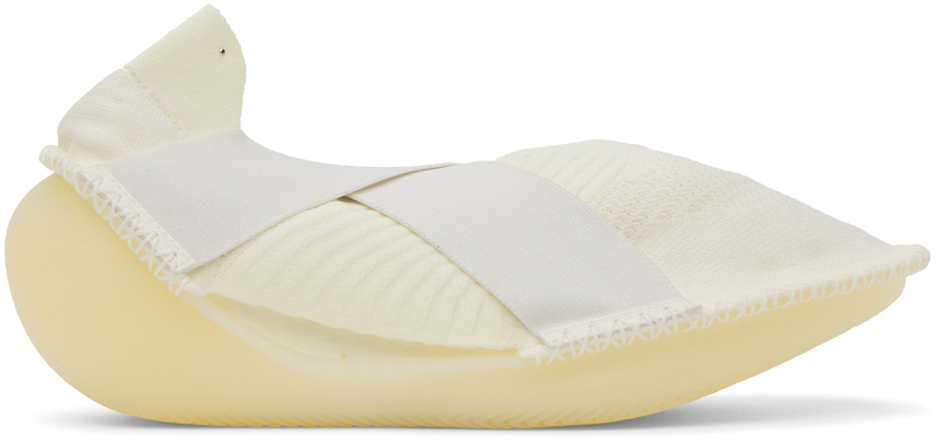 Y-3 Men's Itogo Knit Sneakers In Off White