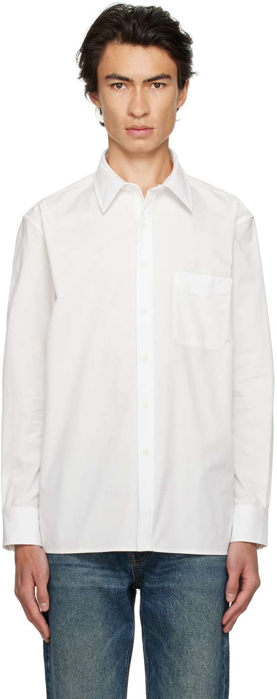 Nili Lotan Finn Shirt In White